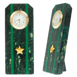 Часы-погон "Майор прокуратуры РФ" камень змеевик