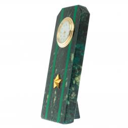 Часы-погон "Майор прокуратуры РФ" камень змеевик