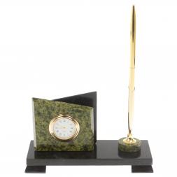 Настольный мини-набор из змеевика