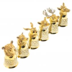 Стопки перевертыши "Лесные звери" набор 6 шт Златоуст