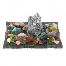 Сувенир &amp;quot;Влюбленный дракон&amp;quot; малый из мрамолита