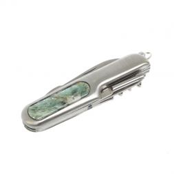 Нож мультитул складной 7 в 1 с камнем парагонит