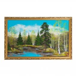 Картина из каменной крошки "Весна" багет 57х87 см