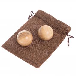 Шары для массажа 4,5 см 2 шт из газганского мрамора