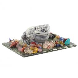 Сувенир из мрамолита "Жаба"