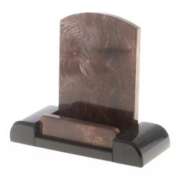 Письменный набор из лемезита "Орел" с лотком для бумаг А4 и бюваром