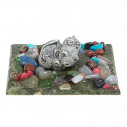 Сувенир &amp;quot;Дракон лежит&amp;quot; из мрамолита