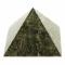 Пирамида 7х7х6 см камень змеевик