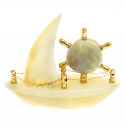 Часы «Яхта» из камня оникс (5)