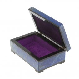 Шкатулка из афганского лазурита 12х8х4,5 см