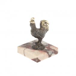 Статуэтка из бронзы и креноида "Курочка"