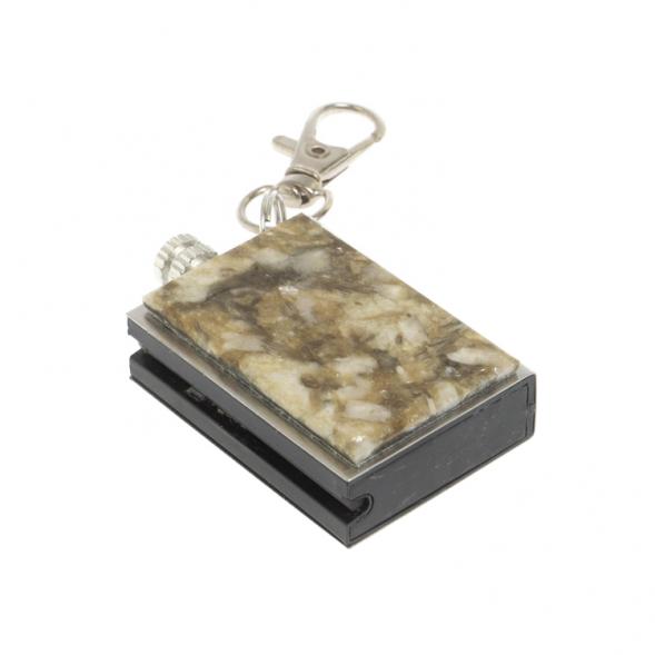 Брелок огниво &amp;quot;Вечная спичка&amp;quot; с накладкой из камня жельбертит 127802