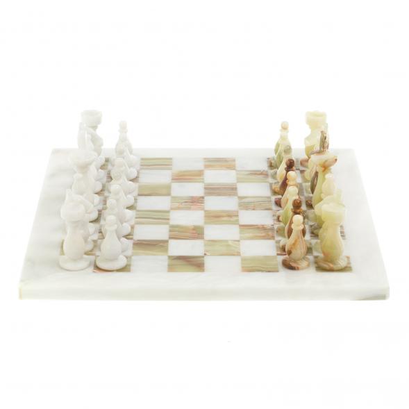 Шахматы из оникса &amp;quot;Стандарт&amp;quot; доска 30х30 см люкс оникс мрамор 127325