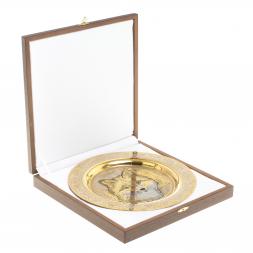 Тарелка с гравюрой "Лиса" 22,5 см Златоуст