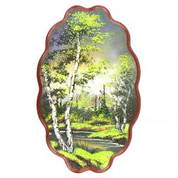 Панно с рисунком из камня "Летняя ночь" 45х29 см