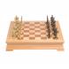 Шахматный ларец &amp;quot;Русские&amp;quot; фигуры из бронзы, доска бук 39х39 см 125105