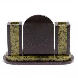 Письменный набор "Арка" из змеевика