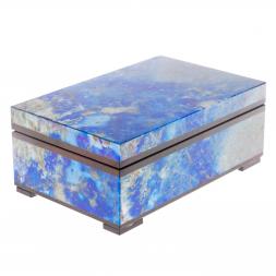 Шкатулка из иркутского лазурита 11х7х4 см