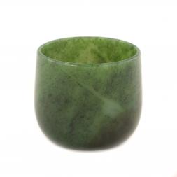 Коньячный бокал из камня нефрит 6,5х6 см