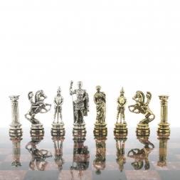Подарочные шахматы "Древний Рим" доска 44х44 см лемезит