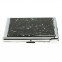 Портсигар на 10 сигарет с зажигалкой камень мусковит