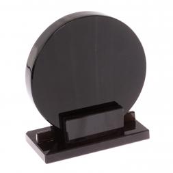 Диск из черного обсидиана 12 см (обсидиановое зеркало)