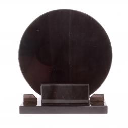 Диск из черного обсидиана 12 см (обсидиановое зеркало)