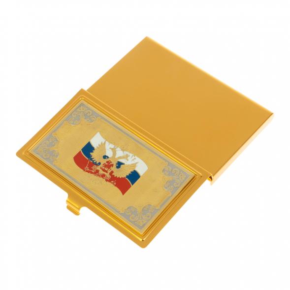 Визитница карманная &amp;quot;Герб России&amp;quot; Златоуст 116511