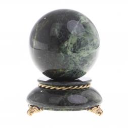Шар &amp;quot;Антистресс&amp;quot; из нефрита 10 см на подставке