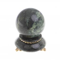 Шар &amp;quot;Антистресс&amp;quot; из нефрита 10 см на подставке