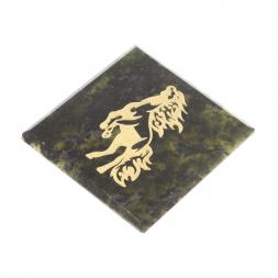 Магнит "Конь на дыбах" камень змеевик