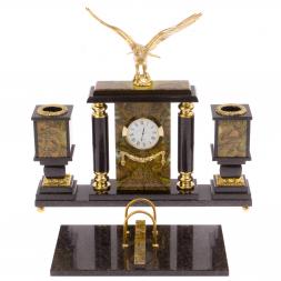 Настольный набор "Орел" офиокальцит бронза