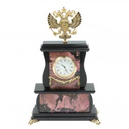 Часы "Герб" камень родонит