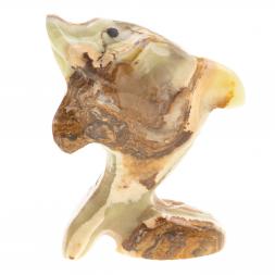 Сувенир из оникса "Дельфин" 5х2х6,5 см
