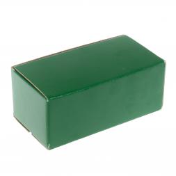 Шкатулка с иллюстрацией под малахит со скосом 14х7х5 см