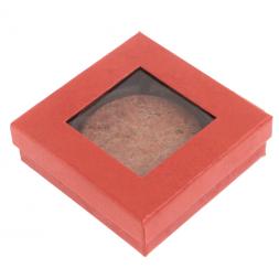 Зеркало круглое из камня пегматит цвет золото