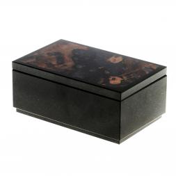 Шкатулка из яшмы прямоугольная 13х8х5,5 см