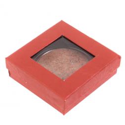 Зеркало круглое из камня пегматит цвет серебро