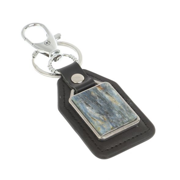 Брелок для ключей с накладкой из кианита 127172