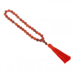 Четки из камня сердолик 35 бусин