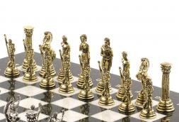 Шахматы настольные "Посейдон" 32х32 см доска из камня