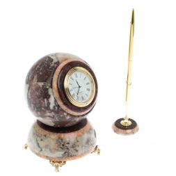 Часы -шар "Антистресс" из креноида с ручкой