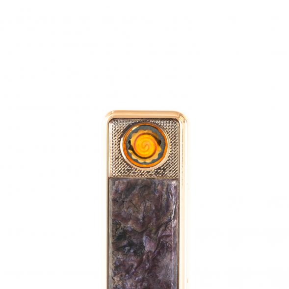 USB зажигалка из камня чароит 122449