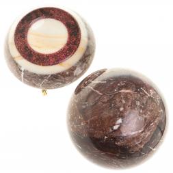 Сувенир "Шар Антистресс" камень креноид 9,5 см