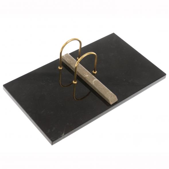 Подставка под календарь из бежевого мрамора 129876