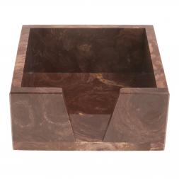 Лоток для бумаг &amp;quot;Кубарик&amp;quot; из лемезита 11х11х5 см