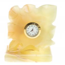 Часы «Кленовый лист» 8×4,5×9,5см