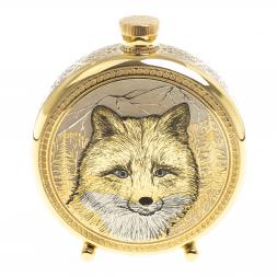 Подарочный набор "Лиса" фляжка и 2 стопки перевертыша Златоуст