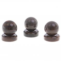 Шар из коричневого обсидиана 6 см на круглой подставке