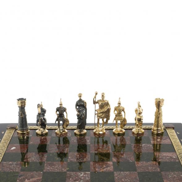 Настольные шахматы &amp;quot;Римские&amp;quot; фигуры бронза, креноид 40х40 127816
